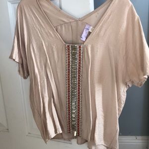 Tan beaded shift!